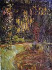 Calla Lily Duo Paintings - Water-Lily Pond at Giverny by Claude Monet
